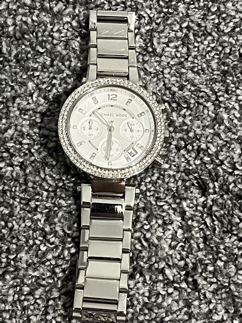 michael kors uhren silber 5353|michael kors oversized watch.